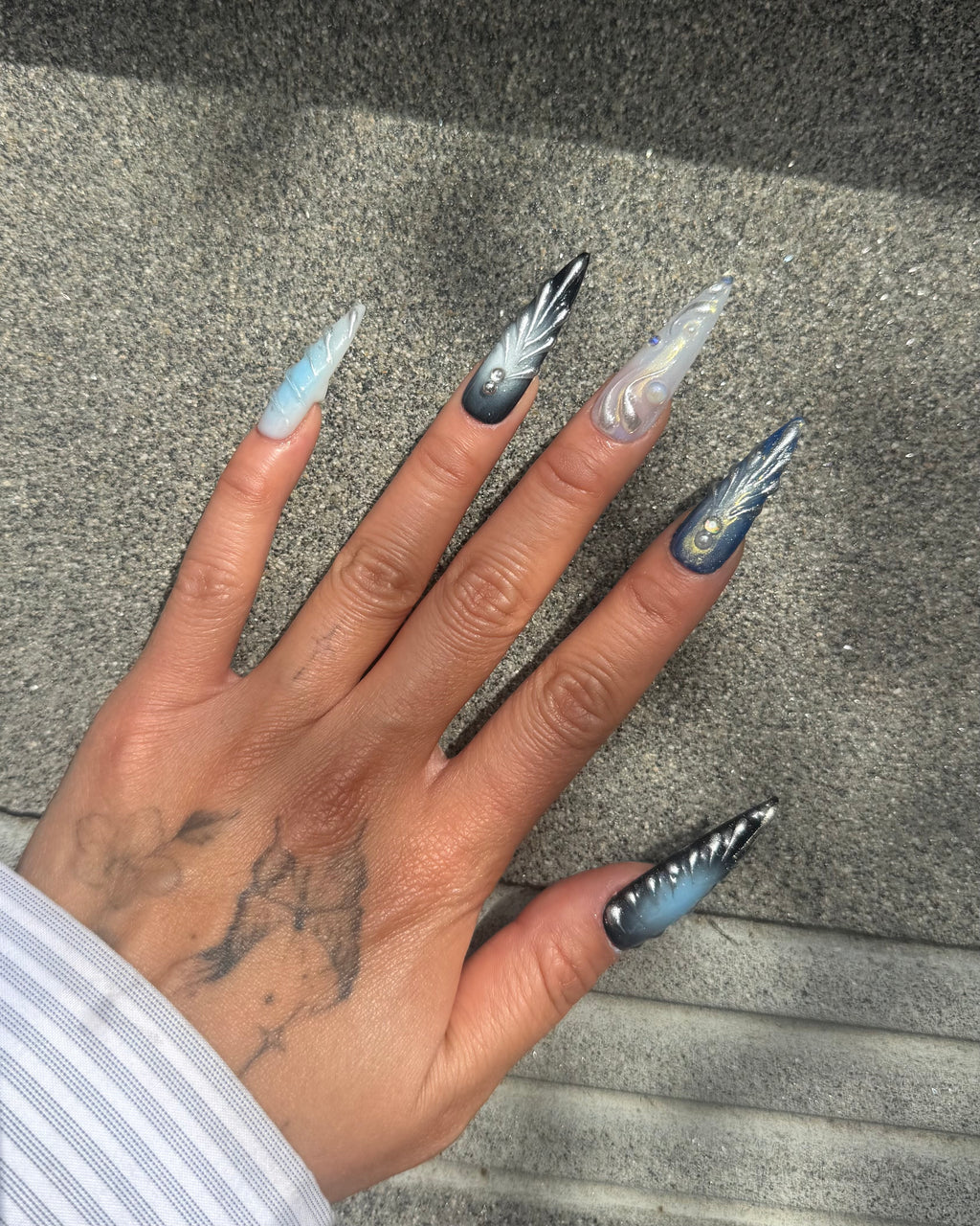 Boy in the Matrix Press On Nails (Preorder)