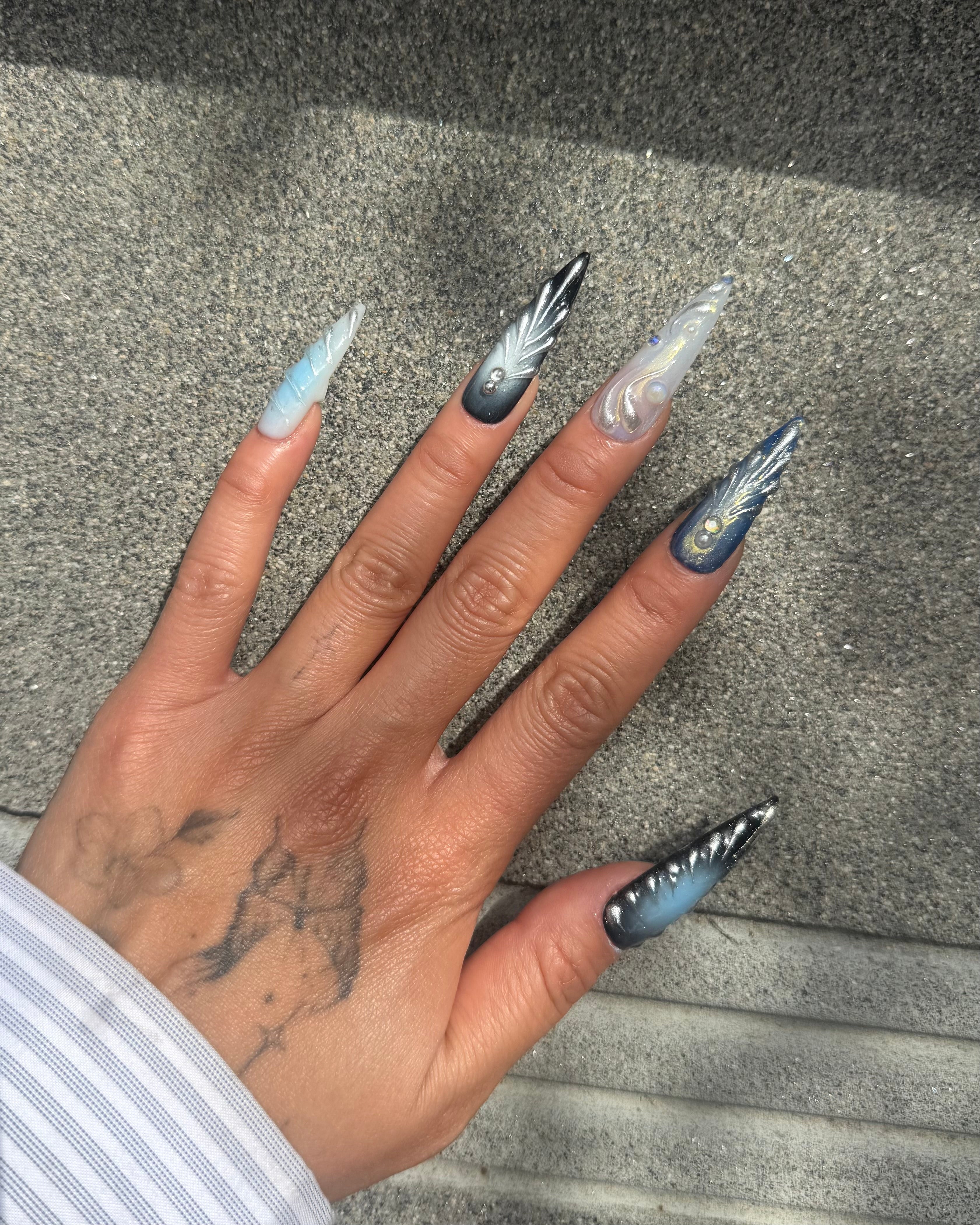Boy in the Matrix Press On Nails (Preorder)