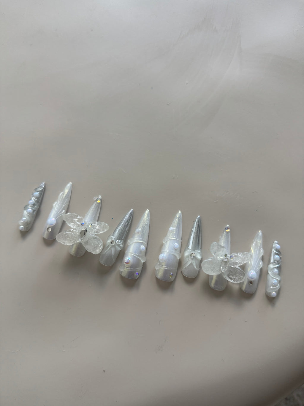 Digital Moth Press On Nails (Preorder)