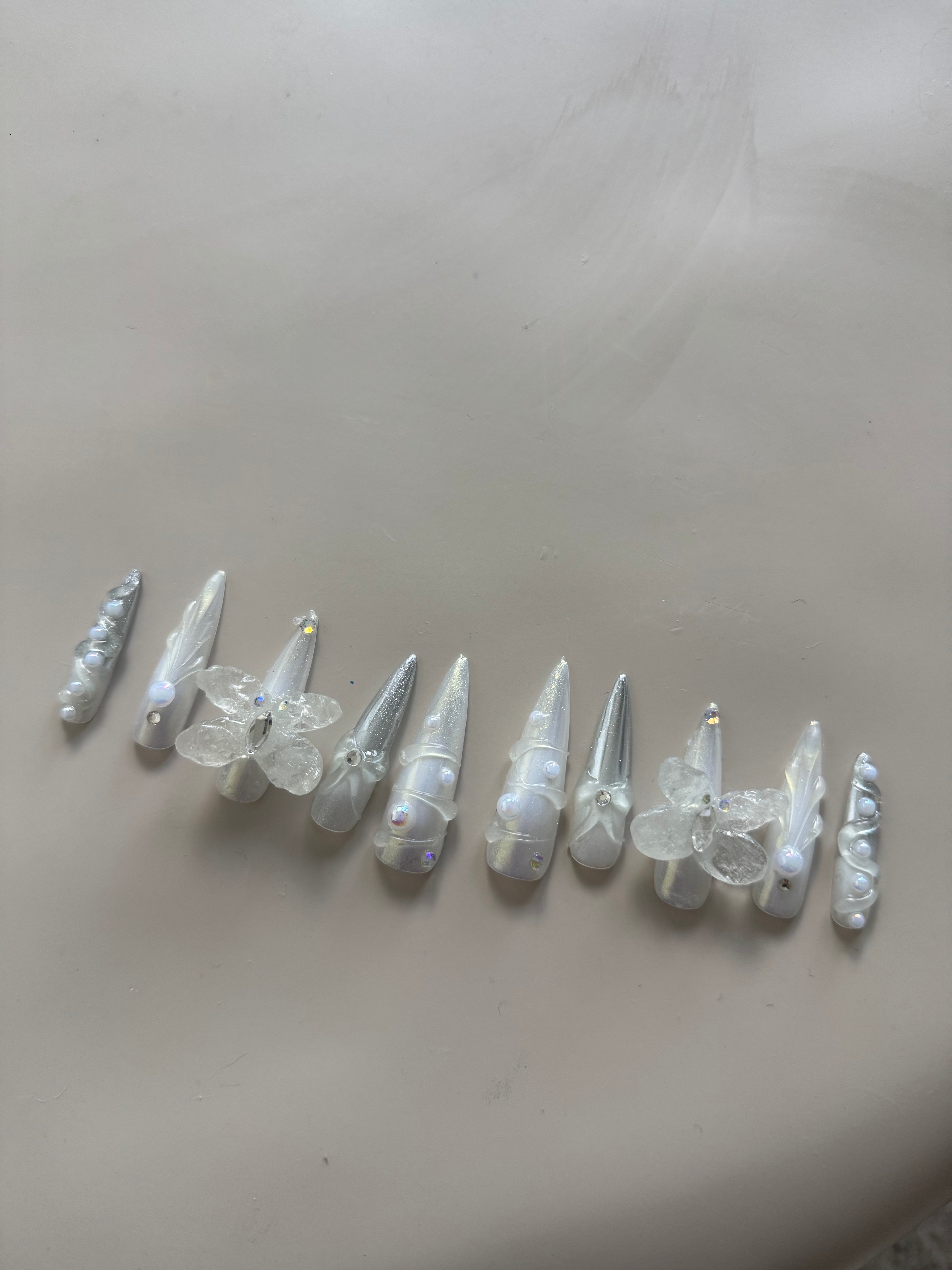 Digital Moth Press On Nails (Preorder)